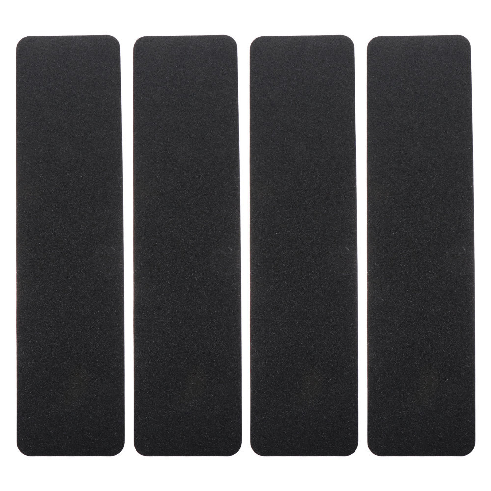 4 Pcs Black Tape Rug Anti Slip Outdoor Matting Anti-slip Strip Floor