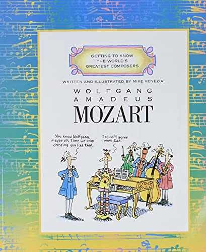 Wolfgang Amadeus Mozart (Getting to - Paperback, by Venezia Mike - Acceptable e