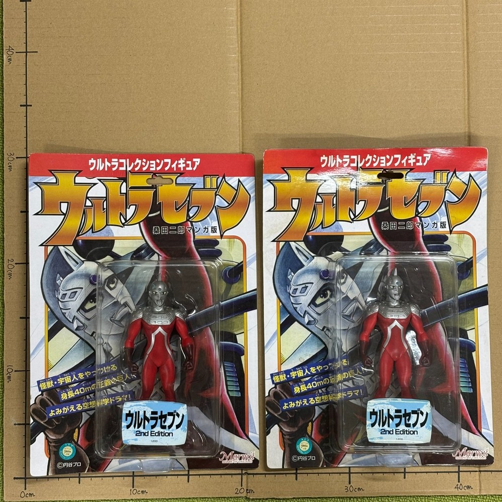 19 Marmit Ultra Seven Jiro Kuwata Manga 2nd Ed Figure 2Set 4.7in