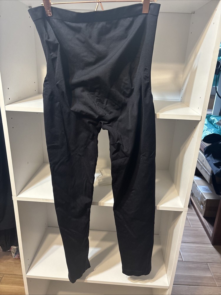 Women’s X Large Maternity Everyday Full Belly Support Leggings Black
