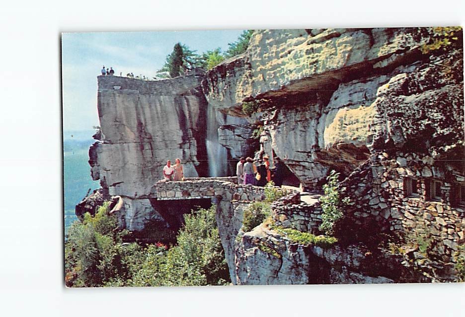 Postcard Lover's Leap Rock City Gardens Lookout Mountain Georgia USA