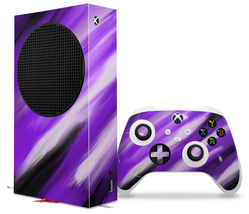 Skins XBOX Series S Console Controller Paint Blend Purple