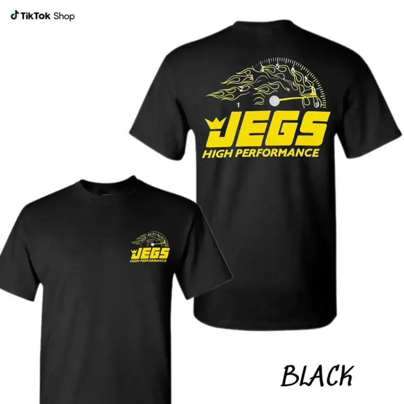 JEGS High Performance T-Shirt, Performance Gauge & Flame Design