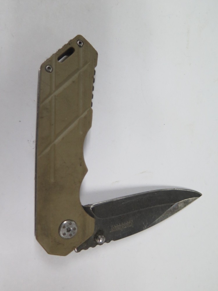 Kershaw 2020WM Assisted Tactical Folding Pocket Tan Knife