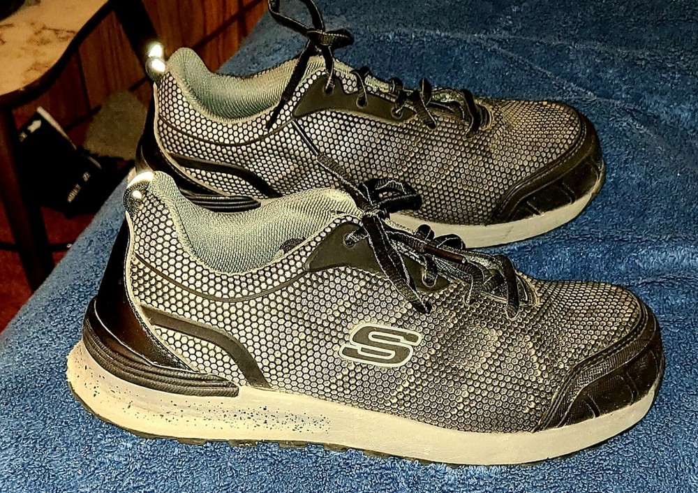 Skechers Work Shoes Women's Sz.10 Bulklin Lyndale Safety Composite Toe