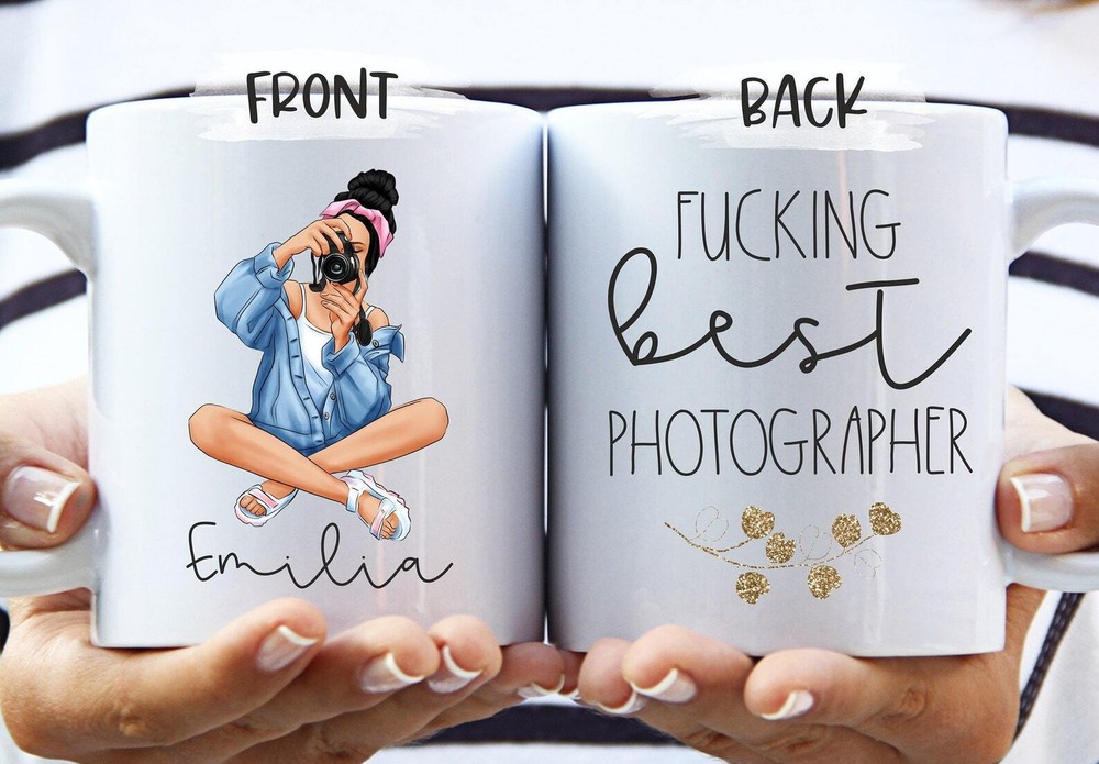 Best Custom Photographer Mug for Women - Wedding Photography Gift  