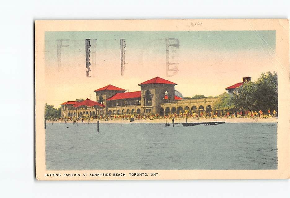 Postcard Bathing Pavilion at Sunnyside Beach Toronto Ontario Canada