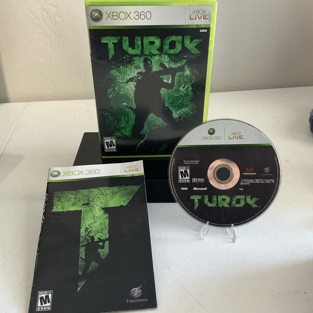 Turok (Microsoft Xbox 360, 2008) CIB W/ Manual