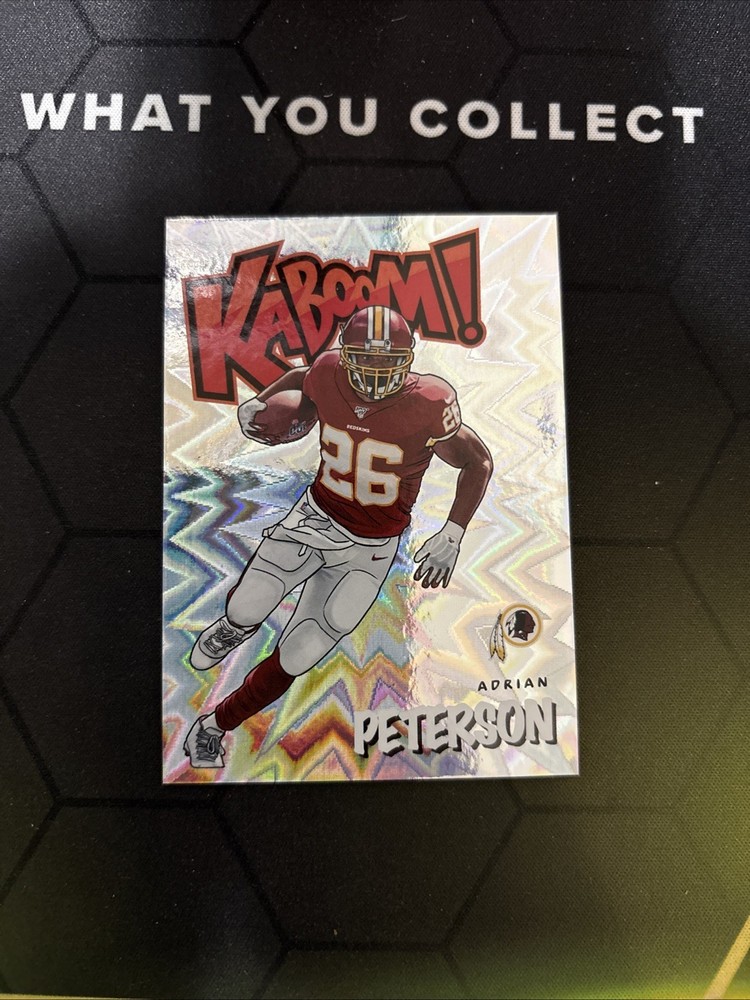 Panini 2020 Absolute Kaboom! Adrian Peterson Washington Redskins #K-AP Insert
