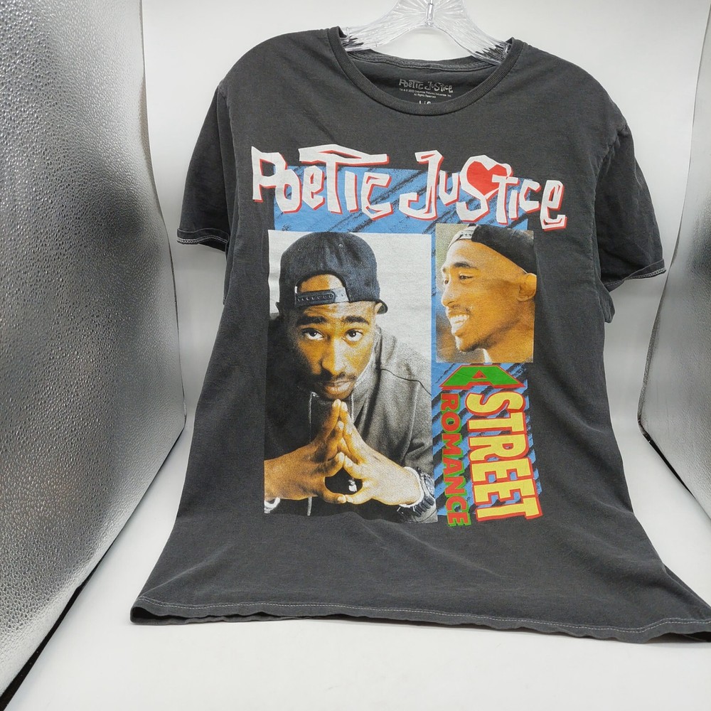 Vintage 2pac Poetic Justice Tupac Movie T-Shirt Men's Size Large 2022