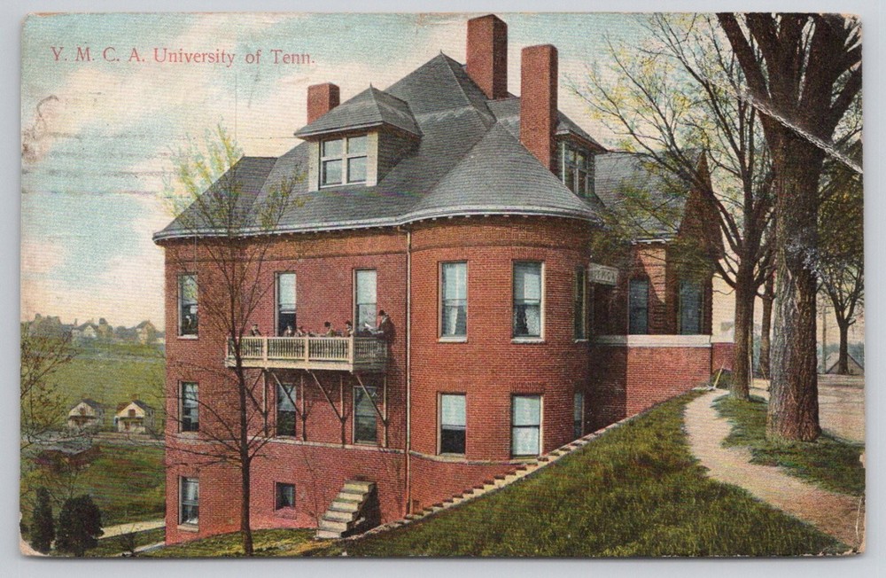 1908 Y.M.C.A. University of Tennessee Knoxville TN Postcard Germany