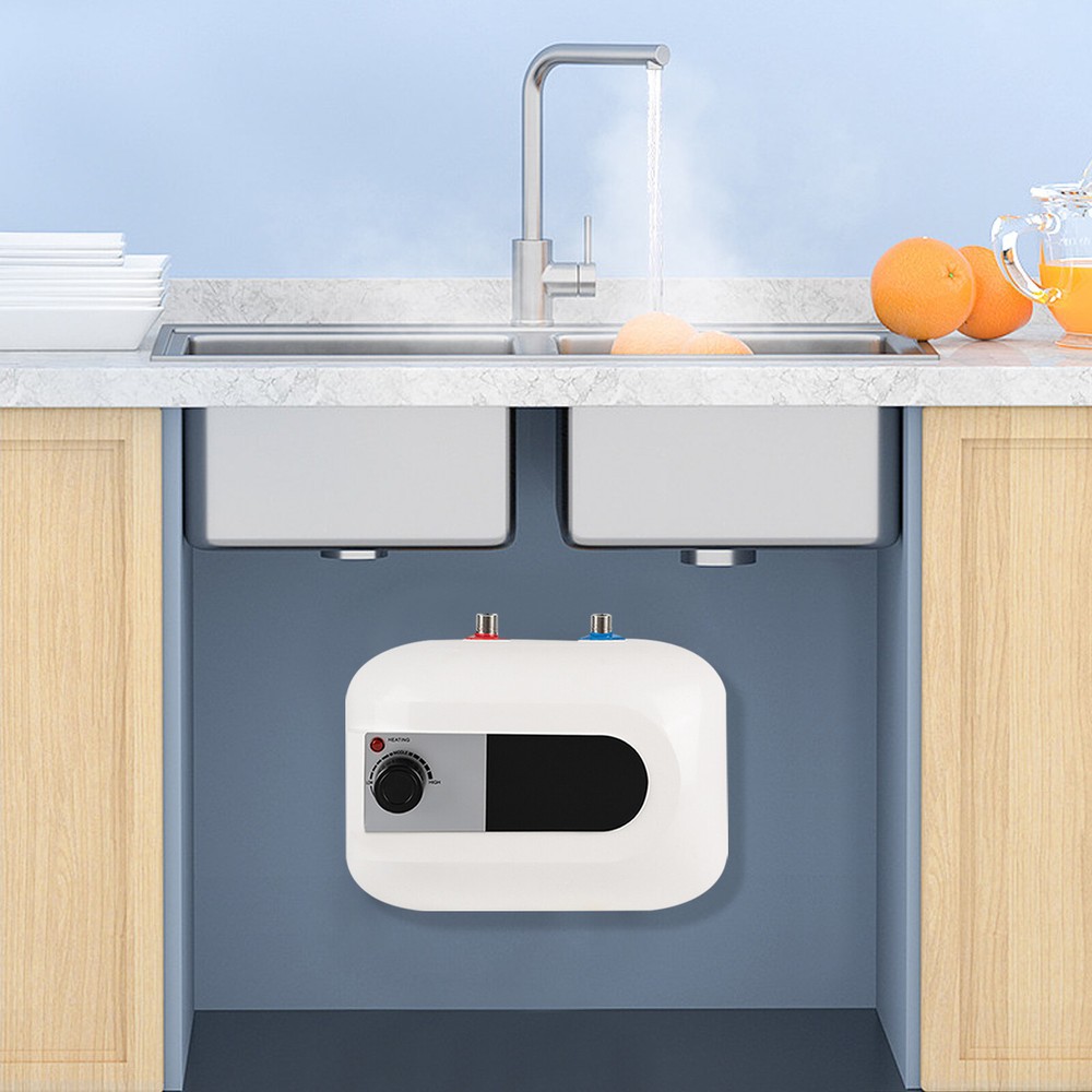 Electric Water Heater Kitchen Instant Hot Water Heater Mini-tank Heater 110v