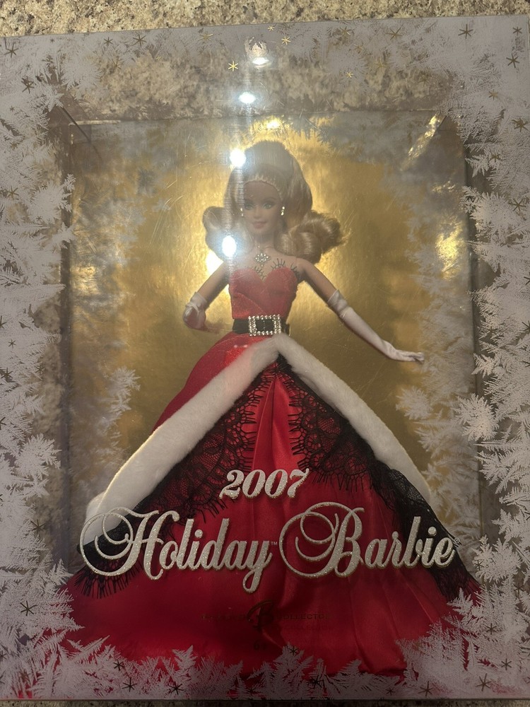 2007Christmas Mattel Holiday Barbie Collector Doll New K7958 Original Box