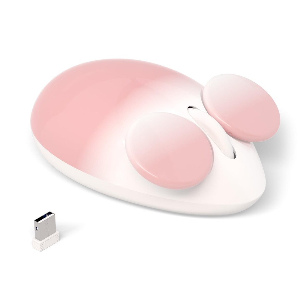 Bluetooth Wireless Optical Mouse with USB Nano Receiver for Laptop and PC