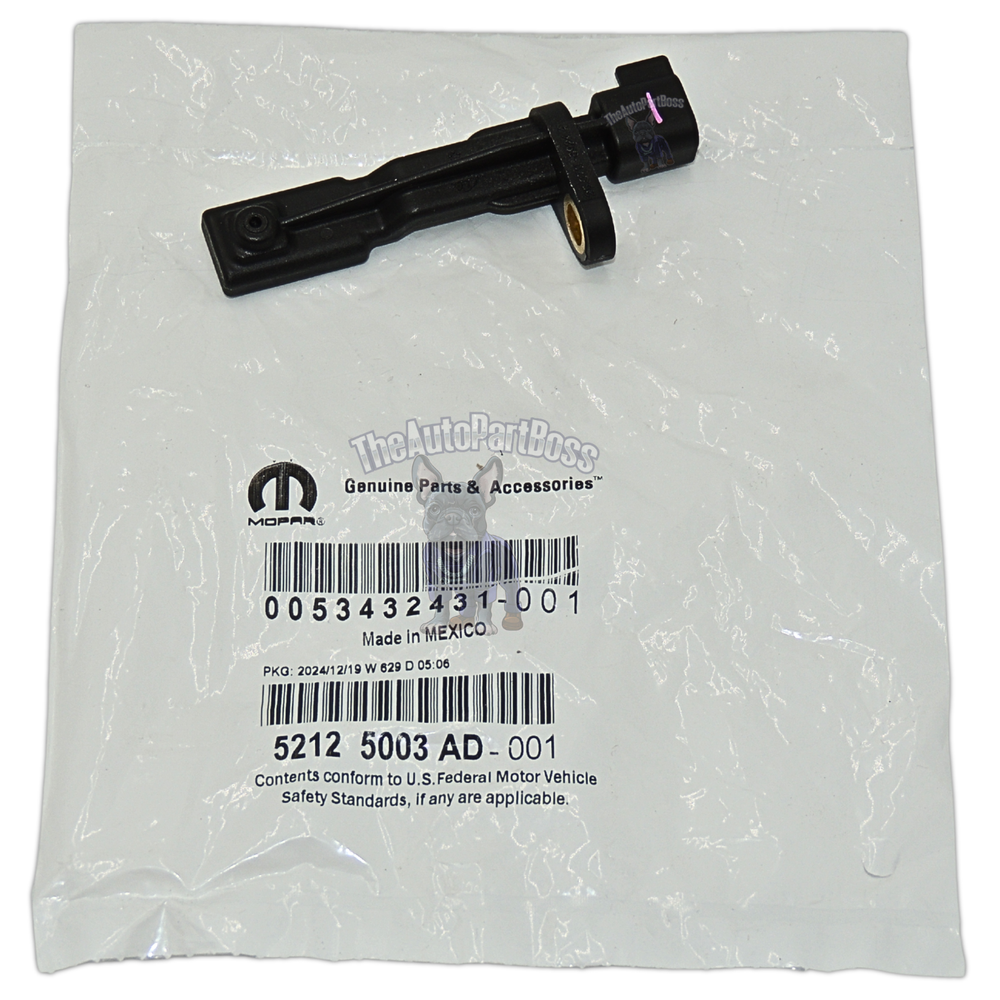Wheel Speed Sensor Genuine Mopar 52125003AD