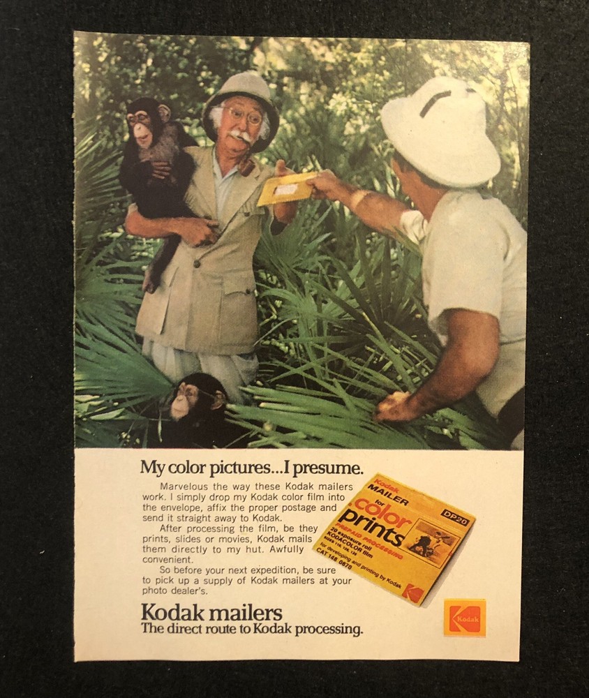 1950’s Kodak Camera Color Prints Magazine Print Ad