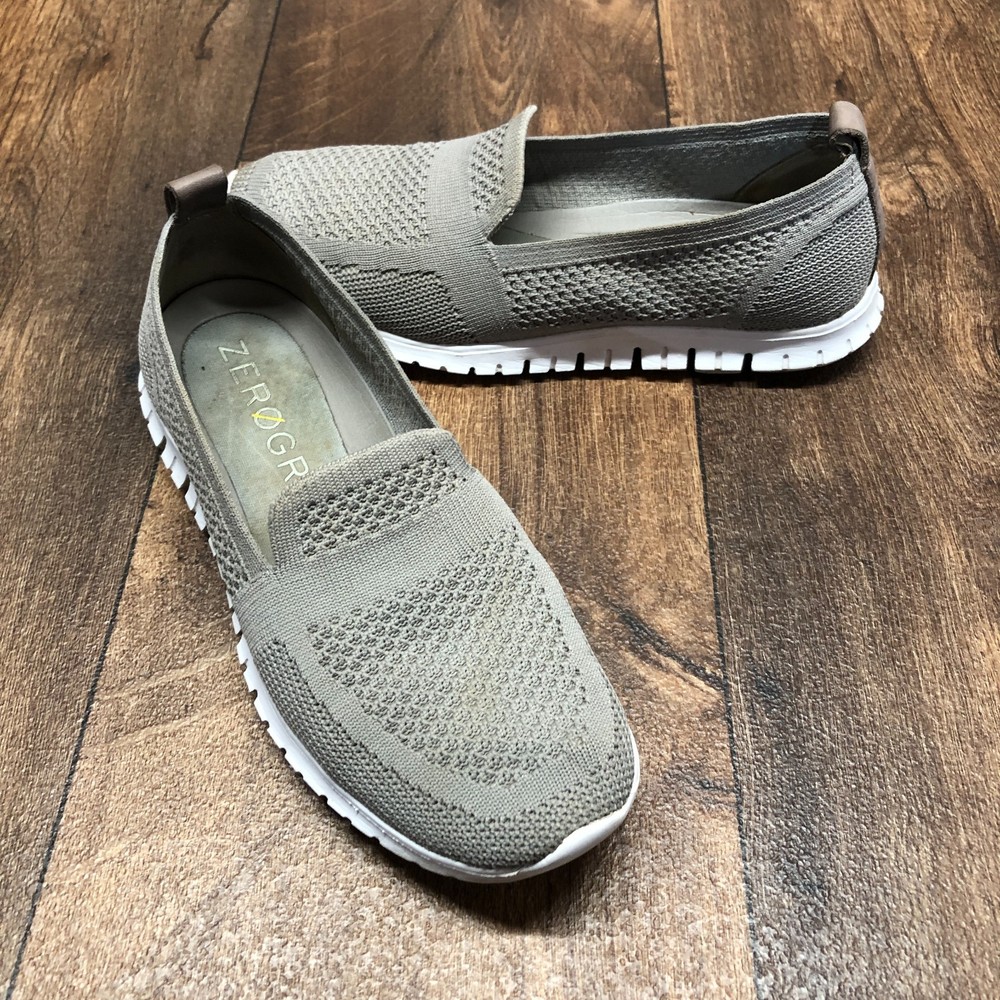 Cole Haan 2.Zerogrand Women's Oxford 7 B Gray Stitchlite Wingtip Shoes
