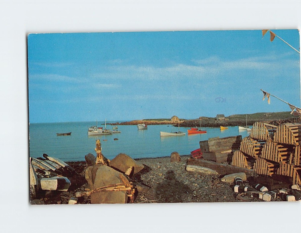 Postcard Petit de Grat Isle Madame Cape Breton  Nova Scotia Canada