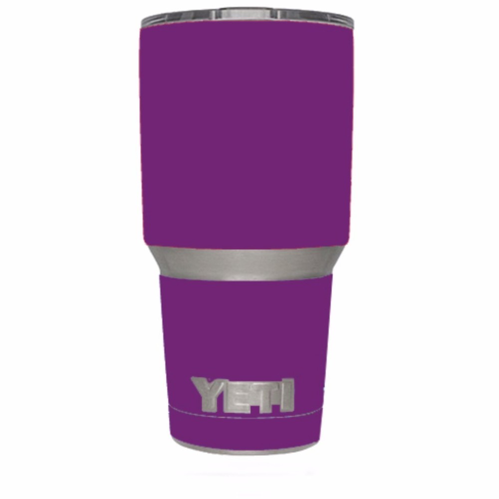 Skin Decal for Yeti 30 oz Rambler Tumbler / Purple muted