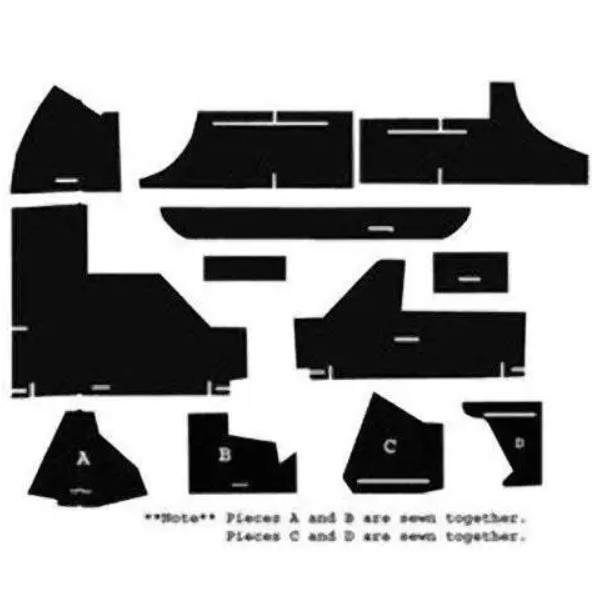 Cab Foam Kit less Headliner Fits JOHN DEERE 4230 4430 4630 4440 RE56686