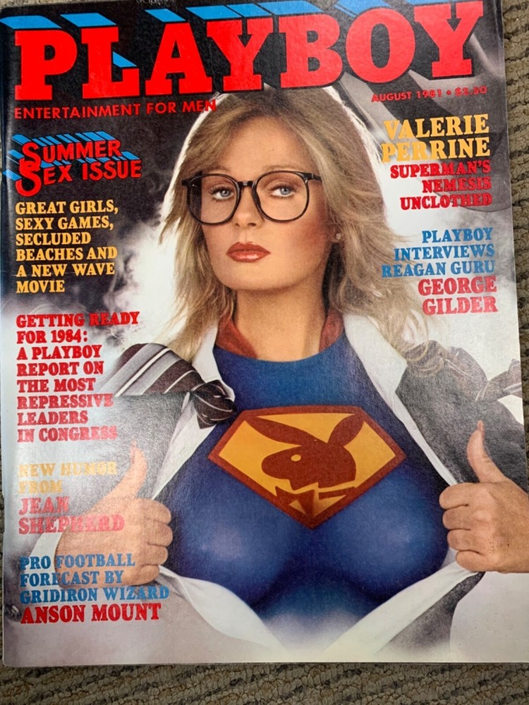 Playboy Magazine August 1981 Valarie Perrine. Excelent Condition