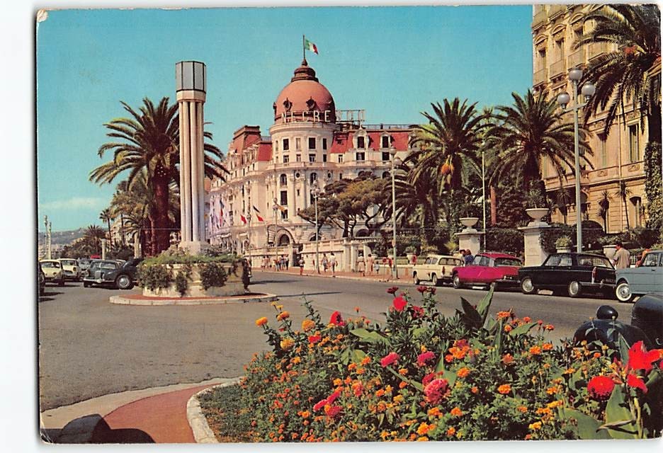 Postcard Promenade des Anglais Hotel Negresco Nice France