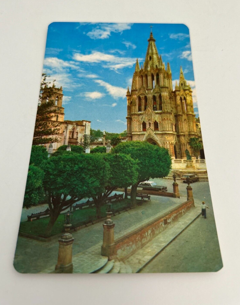 Parish Church and Garden San Miguel de Allende Guanajuato Mexico Postcard