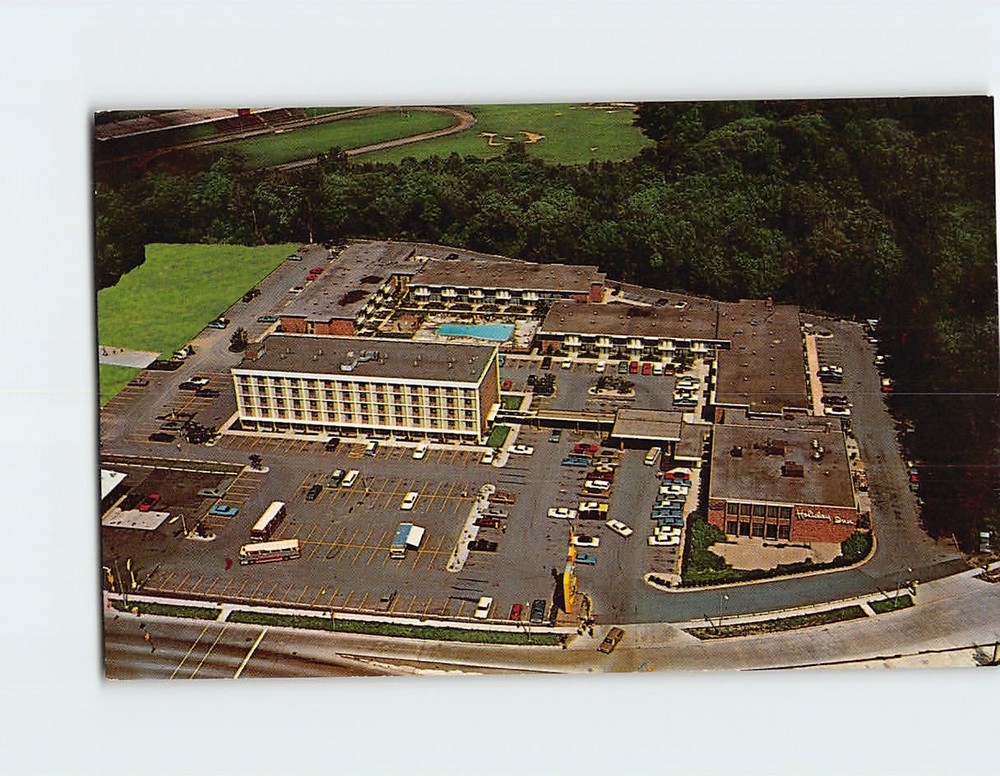 Postcard Aerial View Holiday Inn Dearborn Michigan USA