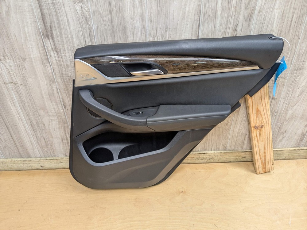 18-23 OEM BMW G01 X3 REAR RIGHT PASSENGER Side  Door Panel Card Trim Cover Black