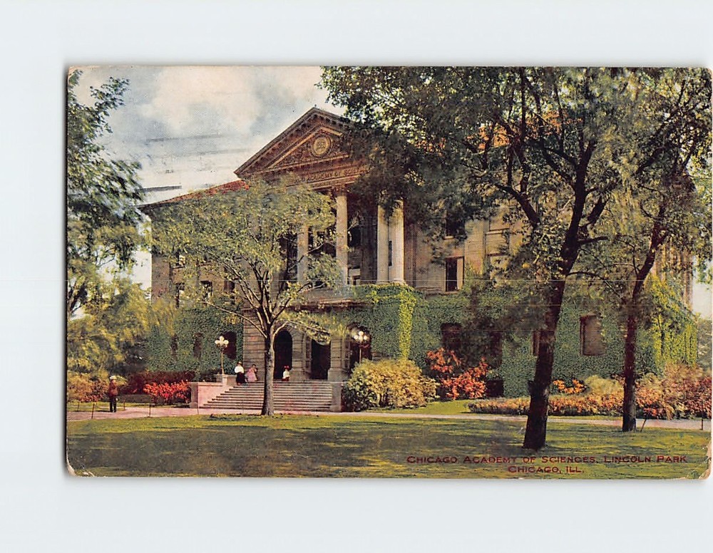 Postcard Chicago Academy of Sciences Lincoln Park Chicago Illinois USA-image
