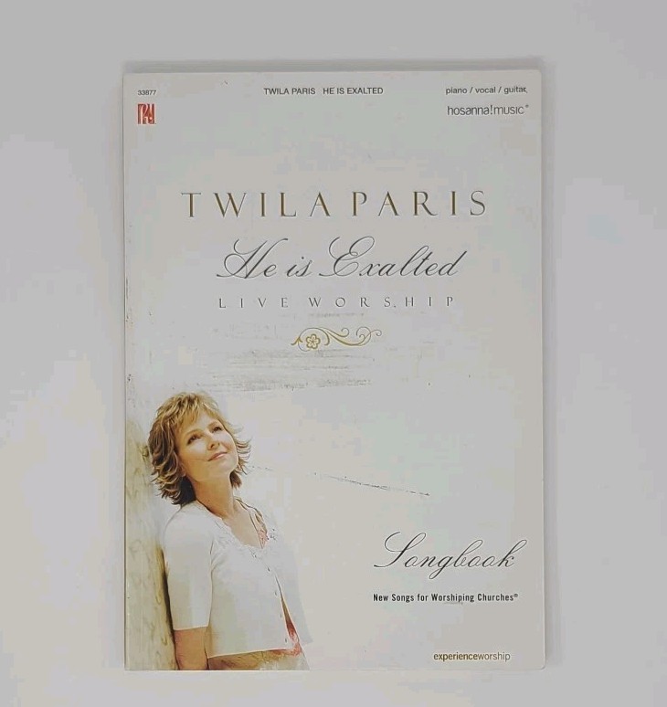Twila Paris HE IS EXALTED Live Worship Songbook Piano Vocal Guitar