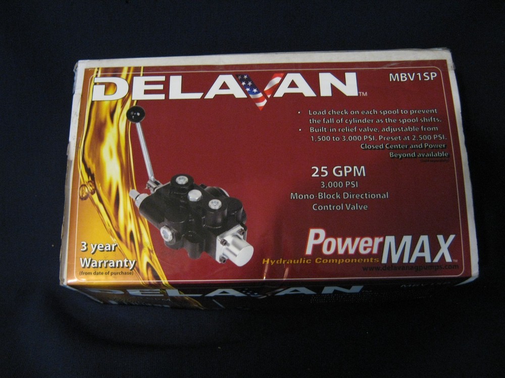 Delavan Mbv1Sp Mono Block Directional Control Valve-25 Gpm-Free Ship-Bin 4
