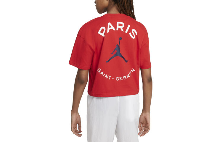 Jumpman Paris Saint-Germain Graphic Loose-Fit Football Short-Sleeve T-Shirt