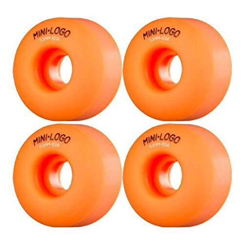 Mini Logo C-Cut Orange Skateboard Wheels - 53mm 101a (Set of 4)