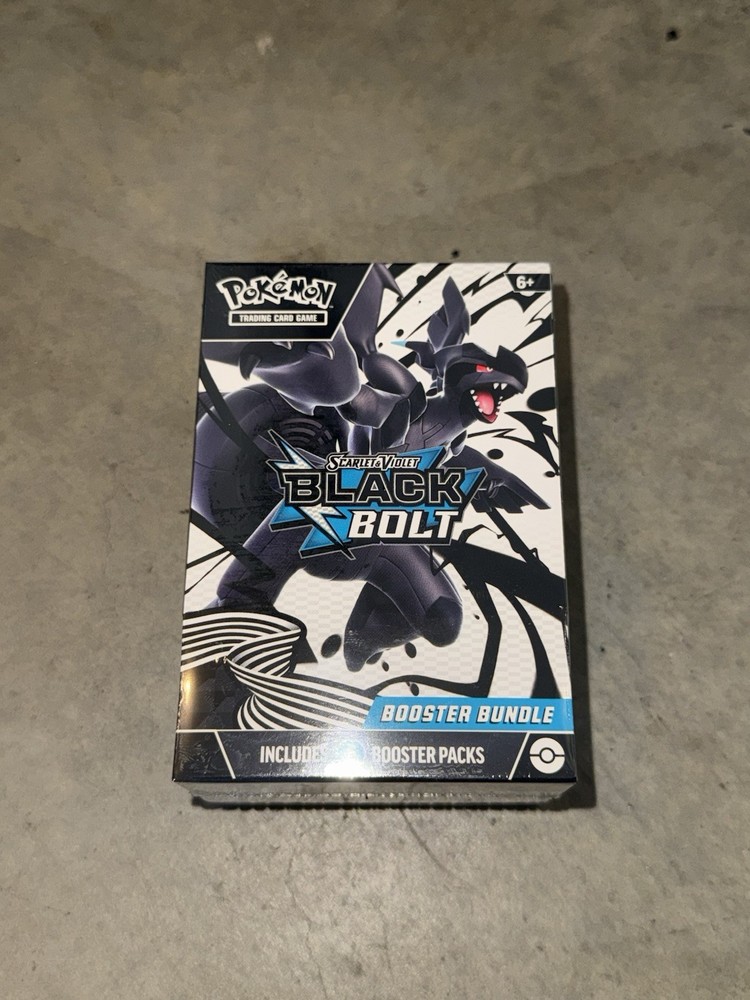 Pokemon TCG Scarlet & Violet Black Bolt Booster Bundle – Sealed & New