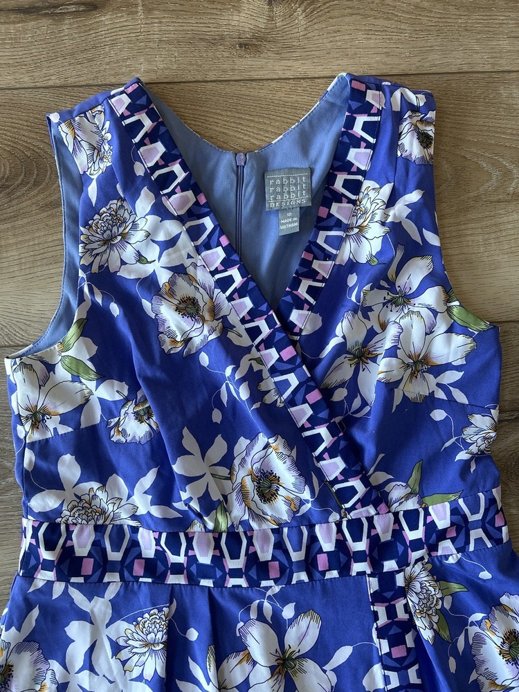 Rabbit Rabbit Rabbit Floral Wrap Dress Size 10