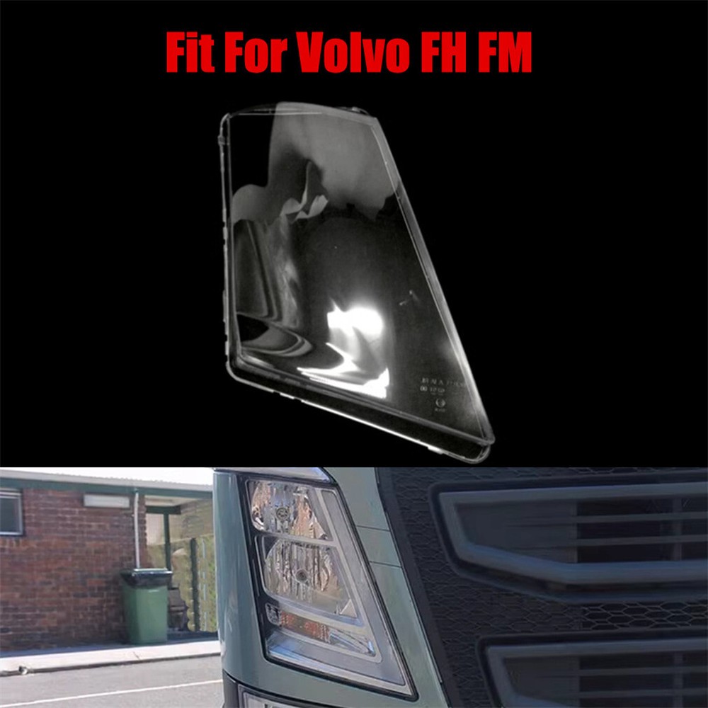 1Pcs Right Side Headlight Headlamp Clear Lens Cover Fit For Volvo FH FM