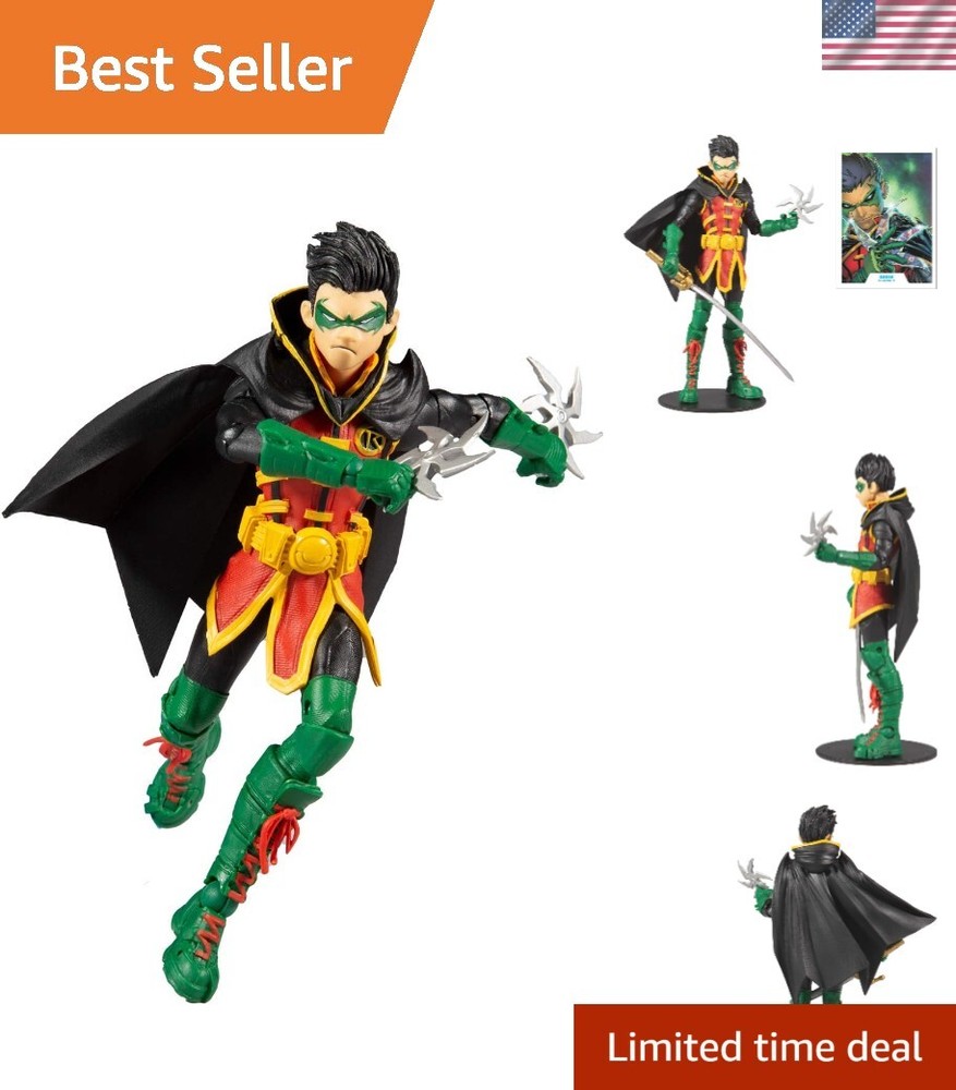 DC Multiverse 7-inch Robin Damian Wayne Action Figure Collectible