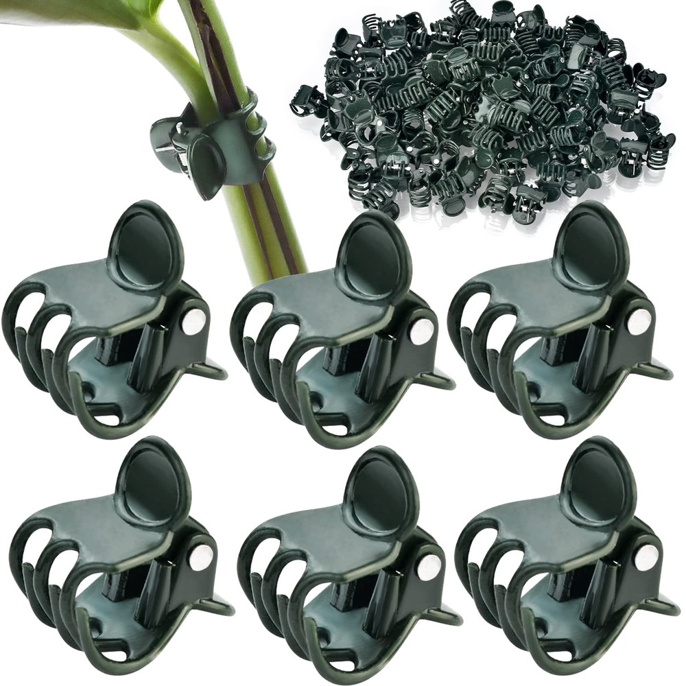 100 Pack Orchid Plant Support Clips for Garden Stems Vines Climbing Plant