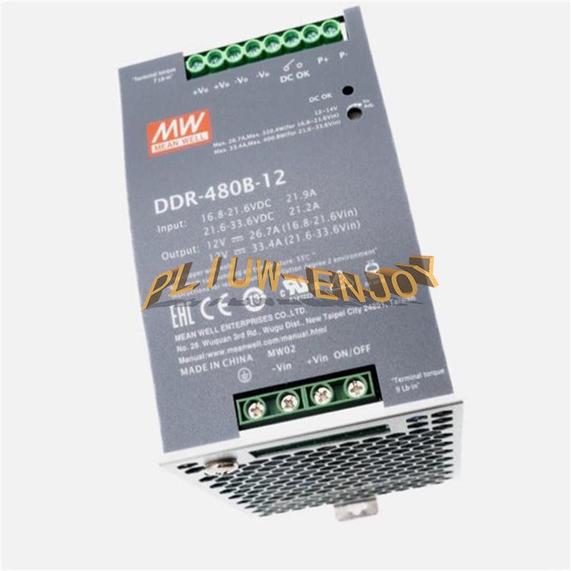 ONE MEAN WELL DDR-480B-12 switching power supply NEW