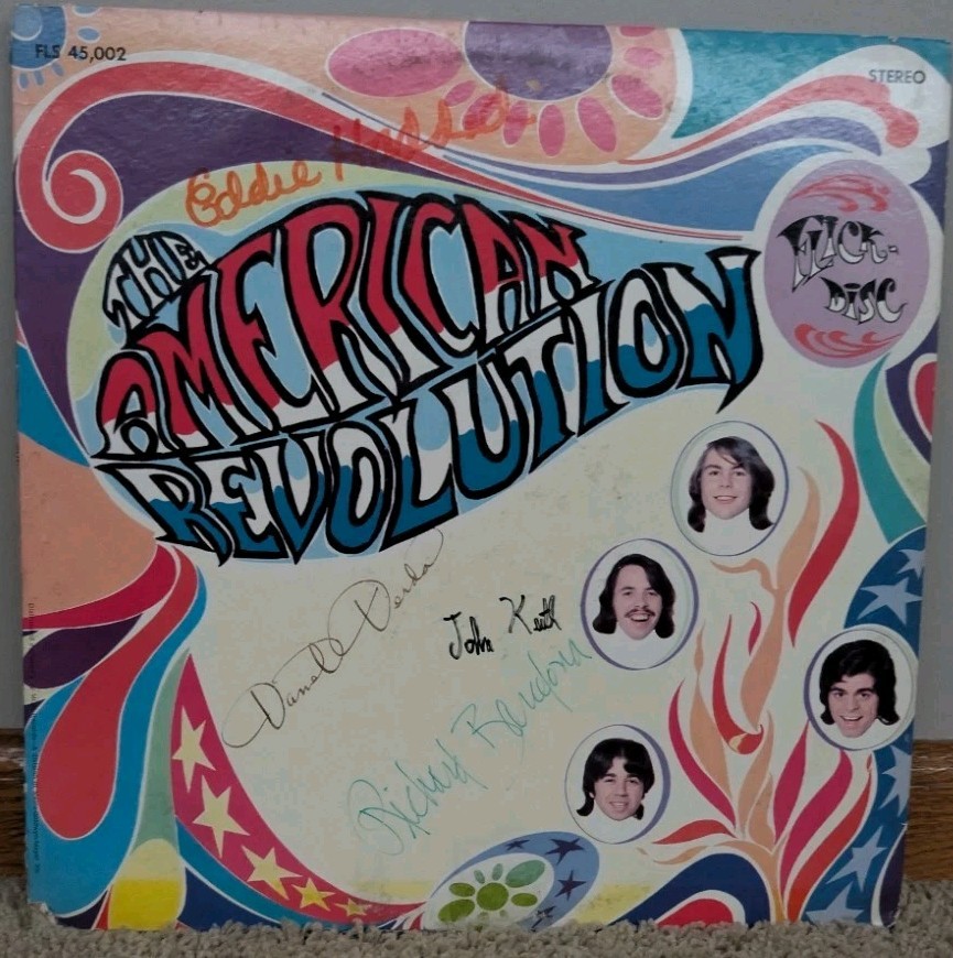 AMERICAN REVOLUTION Self-Titled Vinyl LP - 1968 Flick-Disc – FLS 45,002 Signed!