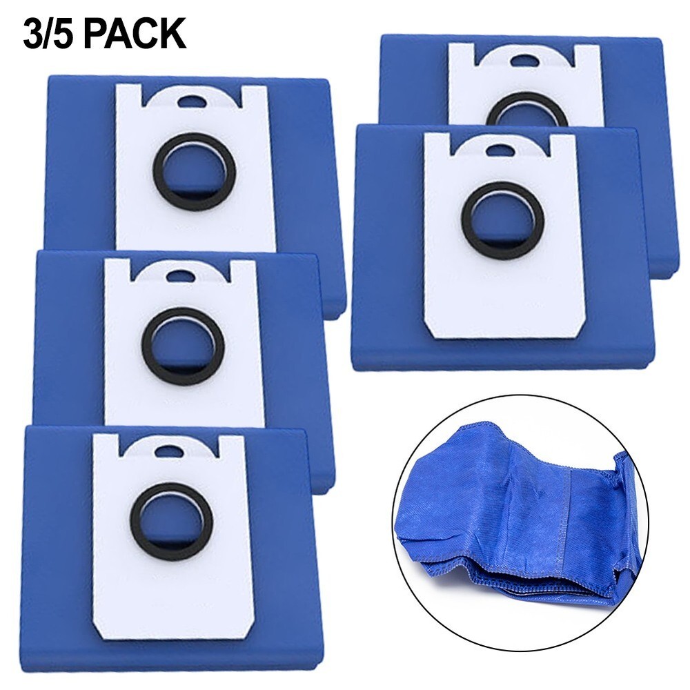 3 Pack Disposable Dust Bags for bObsweep RC400 and For Dustin Vacuum Cleaners