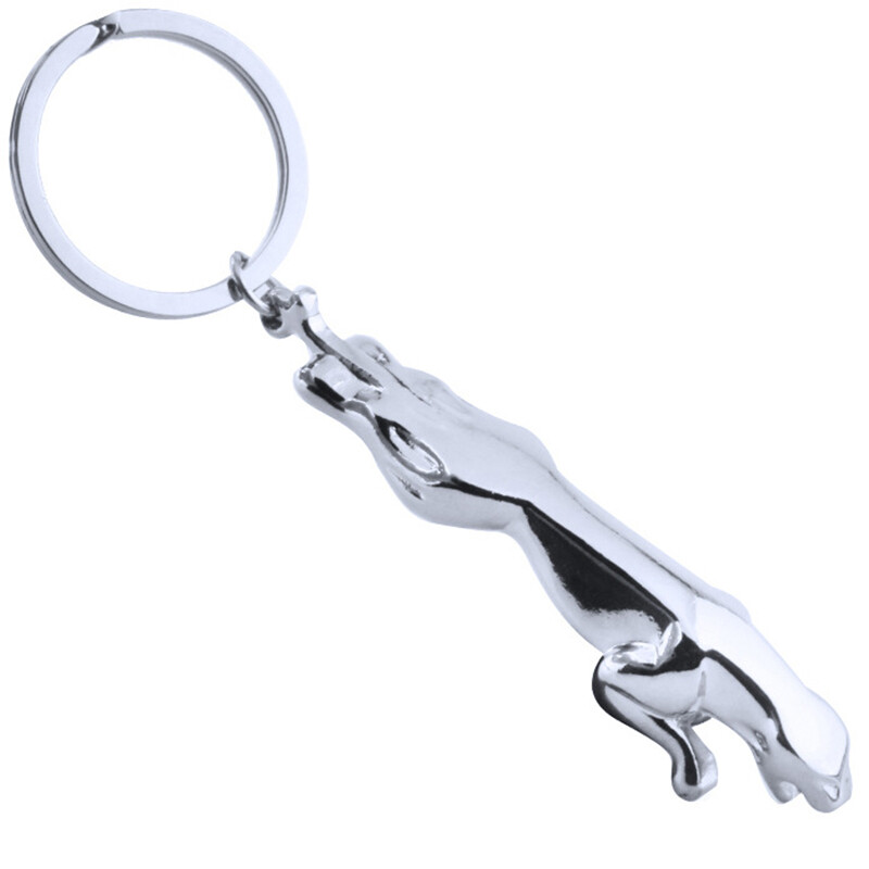 Leopard Sport 3D Logo Alloy Car Home Keychain Keyring Gift Decoration For Jaguar