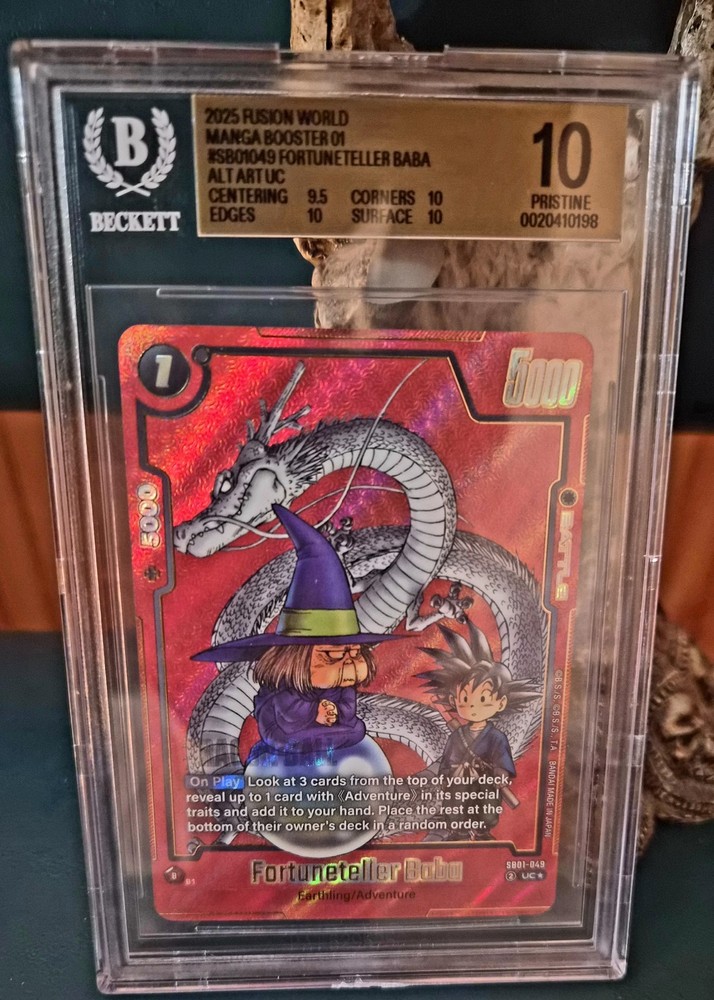 Dragon Ball Super Manga Booster 01 SB01-049 UC Alt Art Fortuneteller Baba BGS 10
