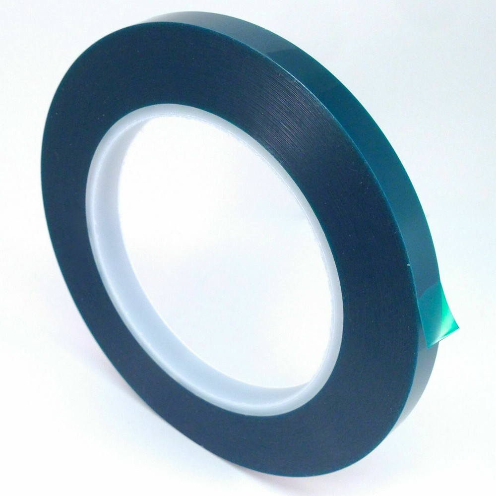 20-Roll High Temp Green Polyester Masking Tape 3/8