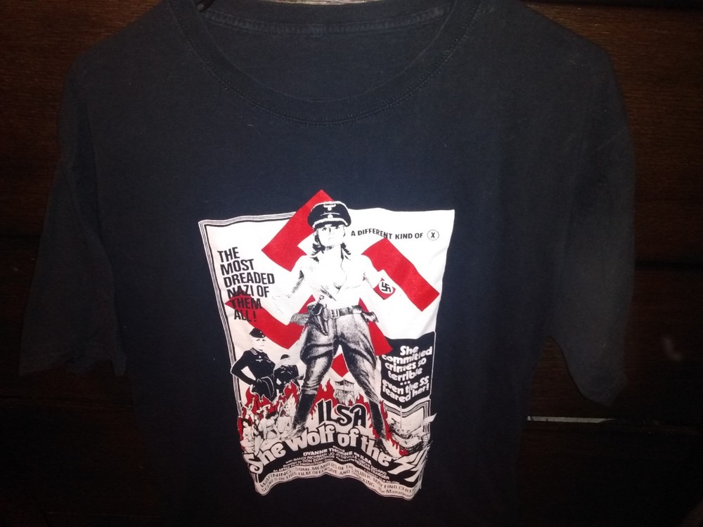 ilsa she wolf of the ss Shirt Large Vintage Rotten Cotton Horror