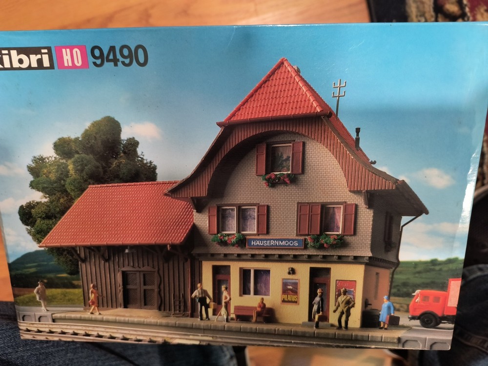Lot of 11, Kibri, Alpine Building Kits for Layouts, HO Scale, (see pics)