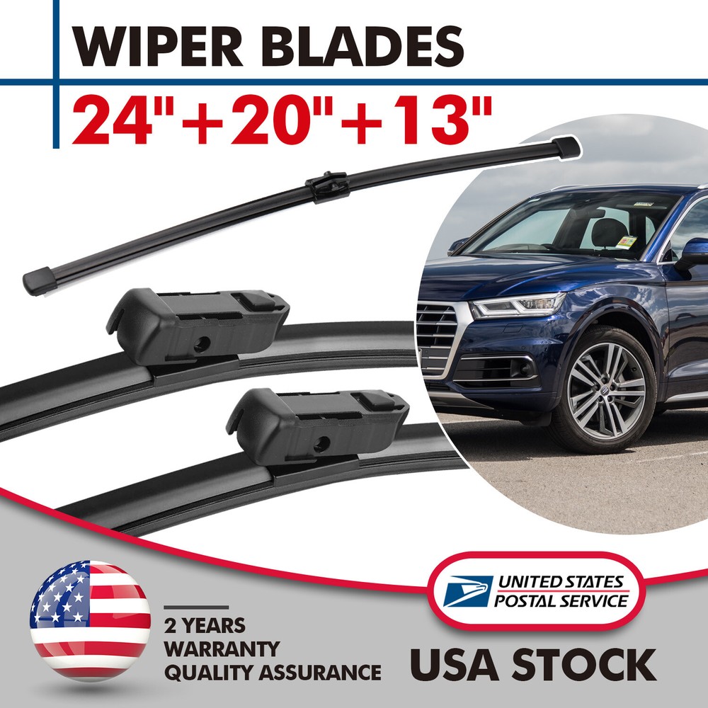 3-Piece Direct Connect OEM Quality Wiper Blades Kit 24 20 13 Inches