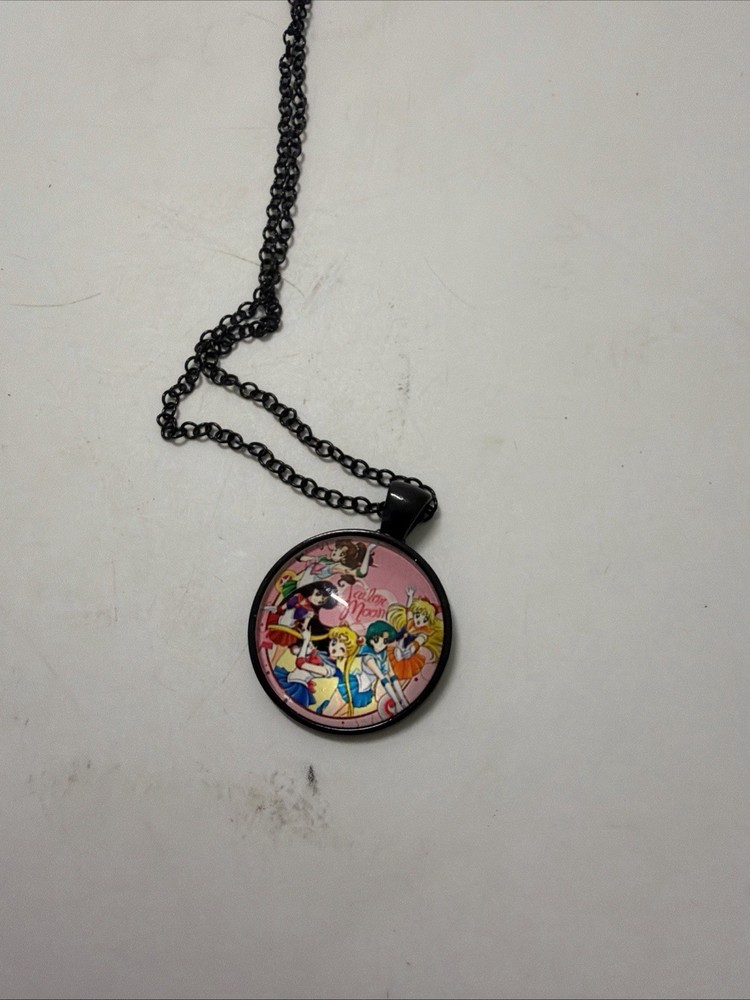 Vintage  Y2K Sailor Moon 90s Pendant Necklace Anime Japan