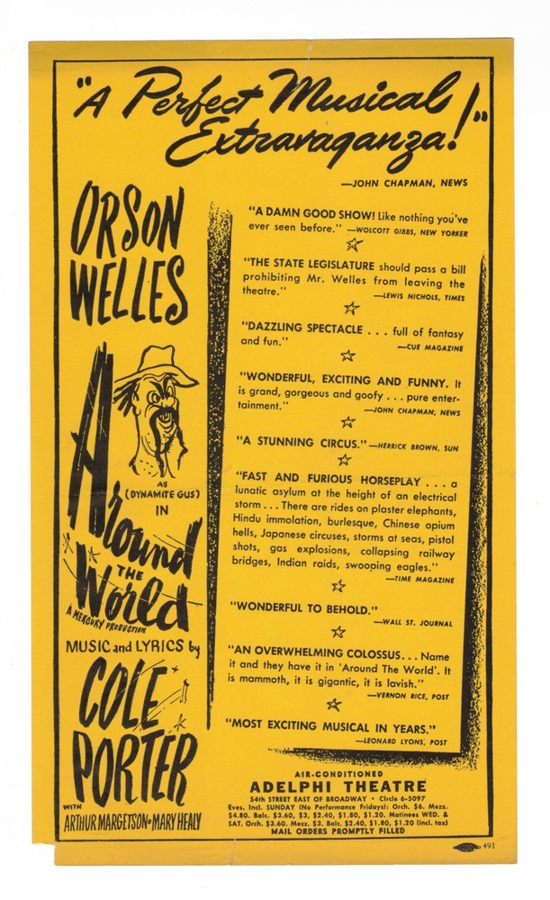 ORSON WELLES' Musical 